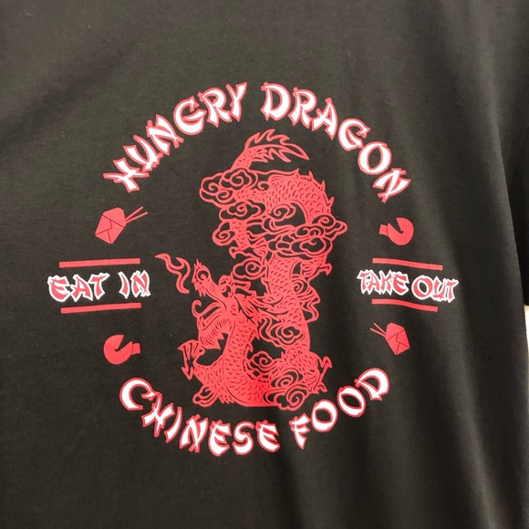 NWOT Hungry Dragon Chinese food tshirt - Picture 2 of 8
